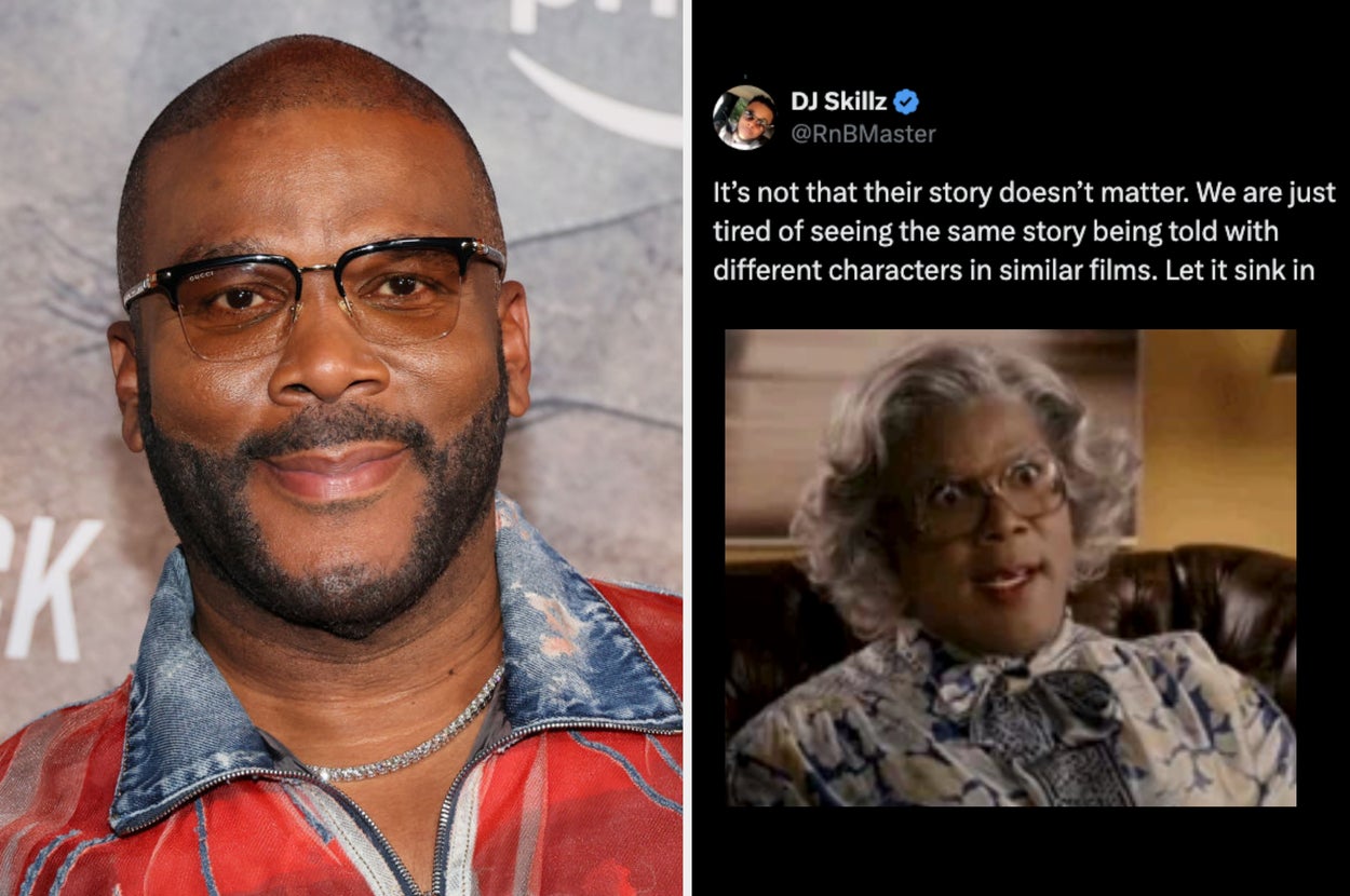 Tyler Perry Is Receiving Backlash After He Called Critics Of His Films "Highbrow" And Used An Outdated Term To Describe Black People